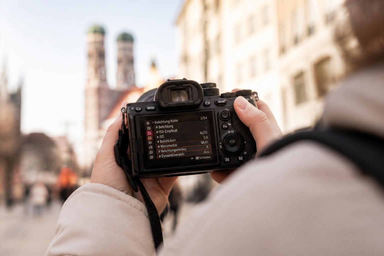 München bei der Blauen Stunde